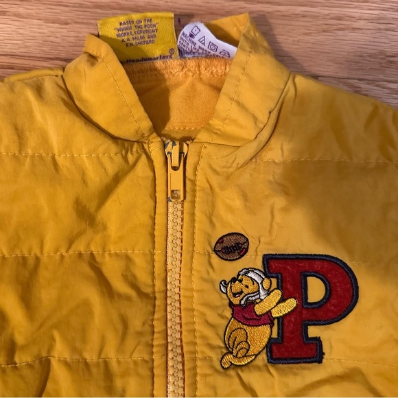Vintage Pooh Yellow Quilted Vest with Embroidered Patch - 24 Months - Picture 3 of 8